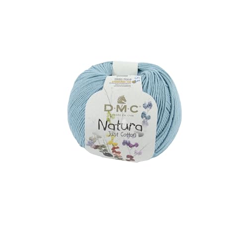 DMC - Natura Just Cotton - Ovillo para tricot y crochet | 100% algodón - Ideal para decoración y prendas de vestir | 50g - 155m | 65 colores